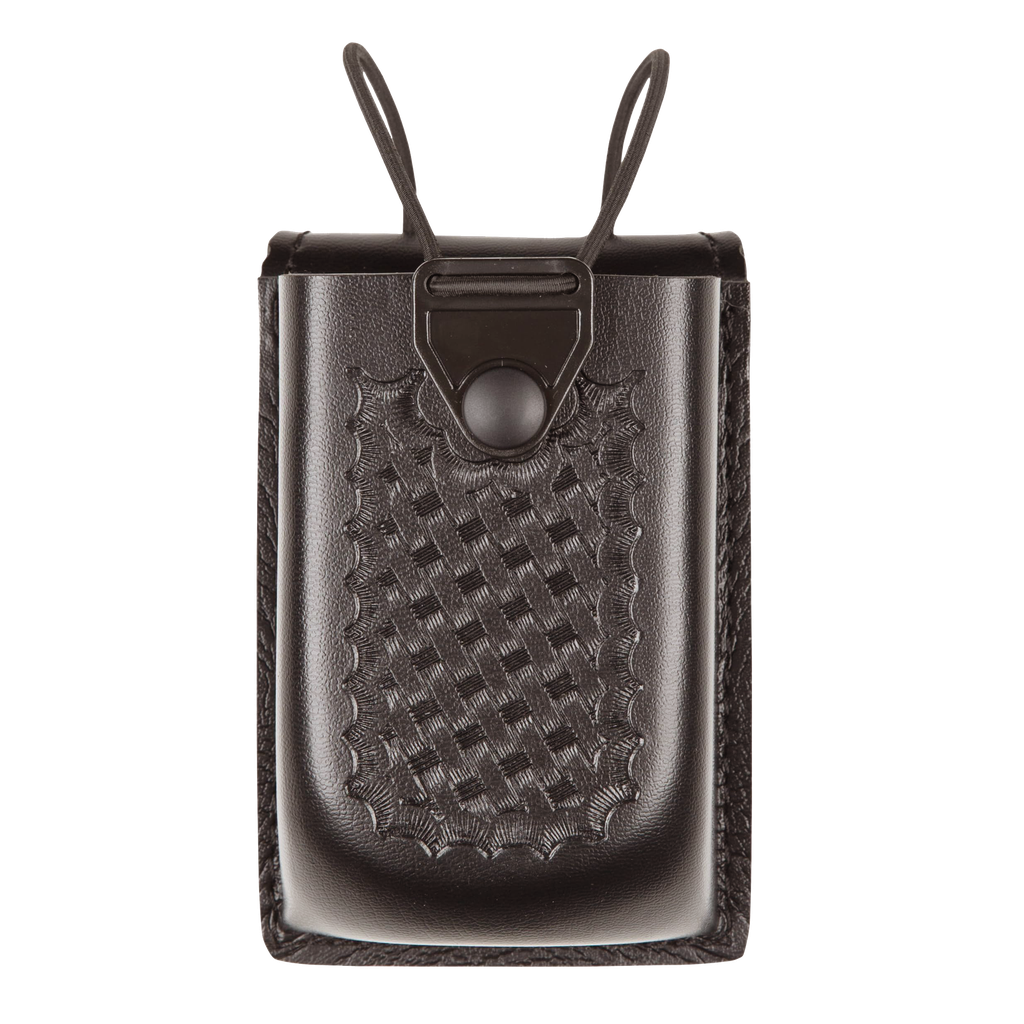 Brown Basketweave Adjustable Radio Holder