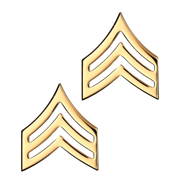Premier Emblem Pin-on Sergeant Stripes