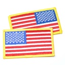 Premier Emblem USA Flag Sew On Patch