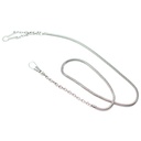 Premier Emblem Snake Whistle Chain with Button Hook