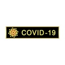Blackinton A12827-B Covid-19 Commendation Bar