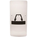 Monadnock Peacekeeper I Clear Riot Shield with Ambidextrous Handle
