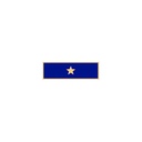 Smith & Warren SAB3 1 3/8" Single Color One Star Award Bar