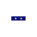 Smith & Warren SAB3 1 3/8" Single Color Two Star Award Bar