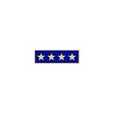 Smith & Warren SAB3 1 3/8" Single Color Four Star Award Bar