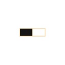 Smith & Warren SAB3 1 3/8" Half and Half Dual Color Award Bar