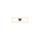 Smith & Warren SAB3 1 3/8" Purple Heart Award Bar