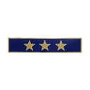 Blackinton A12294 One Color Recognition Bar with Three Stars