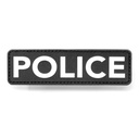 4" x 1" PVC POLICE ID Velcro Patch