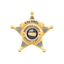 Hendricks Co. Colonel Hat Badge