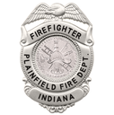 Plainfield Fire Territory Firefighter Shirt Badge