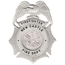 New Castle Fire Dept. Firefighter Shirt Badge