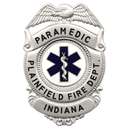 Plainfield Fire Territory Paramedic Shirt Badge