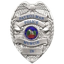 Muncie Police Dept. Patrolman Shirt Badge