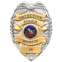 Muncie Police Dept. Detective Shirt Badge