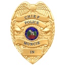 Muncie Police Dept. Chief Shirt Badge