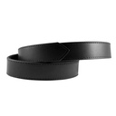 Plain Black 1/2" Hook and Loop Garrison Belt