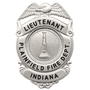 Plainfield Fire Territory Lieutenant Shirt Badge