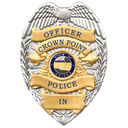 Crown Point PD Officer Wallet Badge