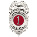 Monroe Twp. FD Lieutenant Shirt Badge