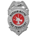 Warsaw-Wayne Fire Firefighter Shirt Badge