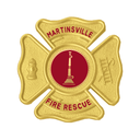 Martinsville FD Lieutenant Hat Badge