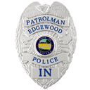 Edgewood PD Patrolman Shirt Badge