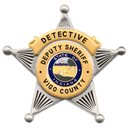 Vigo Co. Sheriff Detective Shirt Badge
