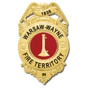 Warsaw-Wayne Fire Lieutenant Shirt Badge