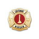 Warsaw-Wayne Fire Lieutenant Hat Badge